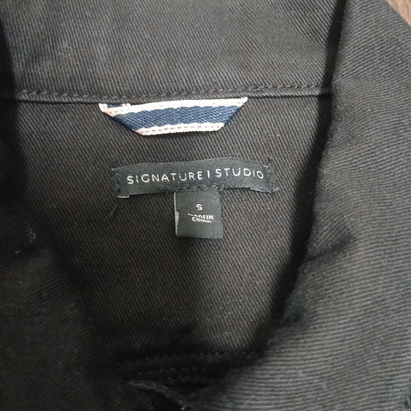 Signature Studio Black Denim Jacket - Picture 2 of 6